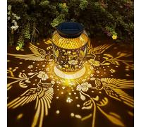 Birthday Gifts for Women, Hummingbird Solar Garden Ornaments Outdoor, Waterproof Garden Decorations Solar Lanterns Ideal Mothers Day Christmas Gifts for Her Mum Grandma, Unique Birthday Presents