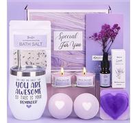 Birthday Gifts For Women, Lavender Pamper Hampers For Women Birthday Pamper Gift For Her Mom Self Care Gift Relaxation Gifts Sleep Well Gift Set For Women, Hamper Gifts For Friends ,Sister