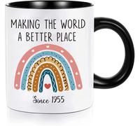 Birthday Gifts for Women - Making The World A Better Place Since 1955 - 330ml/11oz Coffee Mug for 70th Birthday, Mother, Best Friends - Thanksgiving