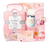 Birthday Gifts for Women, Pamper Self Care Package Luxury Hug in a Box with Spa Sets, Mothers Day Gifts, Wellbeing Get Well Soon Hamper for Mum Sister Bestie Best Friend