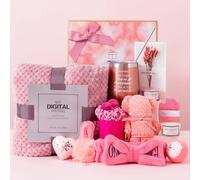 Birthday Gifts for Women,Pink Gifts Box for Women Gifts Basket Care Package Get Well Soon Gifts Relaxing Set Self Care Gifts Unique Gifts Box Birthday Presents Female Friendship Gifts