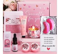 Birthday Gifts For Women, Rose Pamper Gifts For Her, Ideas Gifts For Mum, Best Friend, Sister, Relaxation Spa Ladies Gifts Self Care Package For Her, Christmas Xmas GIfts Friendship Gifts Hampers