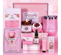 Birthday Gifts for Women, Rose Pamper Hampers for Her, Presents for Mum Wife Sister Friends,Relaxation SPA Gifts Ladies Care Package for Her, Anniversary Valentines Gifts for Her Mothers Day Gifts