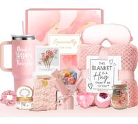 Birthday Gifts for Women Self Care Get Well Soon Gift Baskets,Women ROSE Spa Care Package Thinking of You Presents,Sympathy Gifts for Mum HerFriend Sister Wife