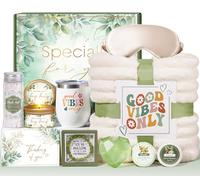 Birthday Gifts for Women Self Care Gifts, Relaxing Spa Gifts Baskets Get Well Soon Gifts Care Package for Women with Blanket, Unique Gifts Idea for Mom Mother Her Wife Girlfriend Best Friend Sister