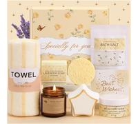 Birthday Gifts For Women, Skincare Set Pamper Gifts for Her Friendship Gift Relaxation Self Care Package For Her Best Friend Birthday Presents Get Well Soon Spa Bath Set For Women Mum Wife Sister