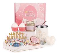 Birthday Gifts for Women, Spa Gifts Basket Set Relaxation with Tumbler Cup for Her,Mom,Wife,Female Friends, Coworker,Grandma, Nurse,Gift Idea for Women 60th