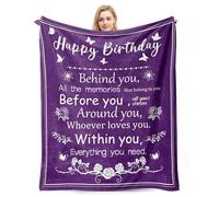 Birthday Gifts for Women, Unique Funny Throw Blanket - 50x60 Inch, Ideal for Mom Wife Sister Grandma and Friends, Novelty Gift Ideas for Birthday Christmas Thanksgiving Teachers' Day