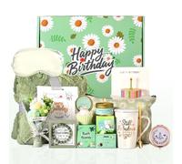 Birthday Gifts for Women,Wife,Mom,Girlfriend,Green Daisy Gift Set Happy Birthday Gifts Basket for Her Best Friend Sister,Thoughtful Christmas Gifts Box