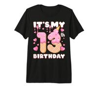 Birthday, Girl 13 Years, Ice Cream, It's My 13th Premium T-Shirt