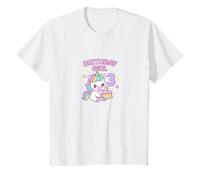 Birthday Girl 3 Unicorn Party Cute Rainbow Kids T-Shirt