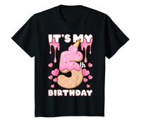 Birthday, Girl 5 years, Ice Cream, It's my 5th Birthday T-Shirt