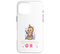 Birthday Girl Design Cute Seahorse Cupcake Party Case for iPhone 16 Pro Max