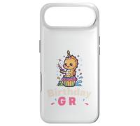 Birthday Girl Design Cute Seahorse Cupcake Party Case for iPhone Air