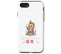 Birthday Girl Design Cute Seahorse Cupcake Party Case for iPhone SE (2020) / 7/8