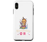 Birthday Girl Design Cute Seahorse Cupcake Party Case for iPhone XS Max