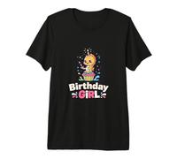 Birthday Girl Design Cute Seahorse Cupcake Party Premium T-Shirt