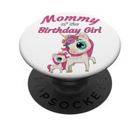 Birthday Girl Mommy Women’s Anime Unicorn PopSockets Adhesive PopGrip