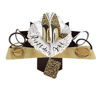 Birthday Girl Shoes Pop-Up Greeting Card Original Second Nature 3D Pop Up Cards