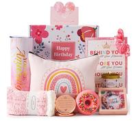 Birthday Hamper Gifts for Women,Happy Box for Her,Unique Pamper Set Gifts Ideas for Girls, Female Presents Basket for Mum Best Friends Sister Daughter Bestie Wife BFF with Personalised Tumbler