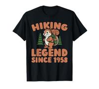 Birthday Hiking Mountain - Hiker Trail Hike Born in 1958 T-Shirt