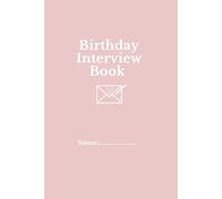 Birthday Interview Book: Pink colour (Birthday Interview Books)