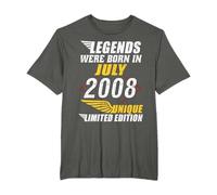 Birthday July 2008 Year Limited Edition Unique Legends T-Shirt