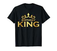 Birthday King Crown Funny B-Day Squad Birthday Squad Party T-Shirt