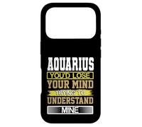 Birthday Lose Mind to Understand Mine Aquarius Birthday Case for iPhone 17 Pro