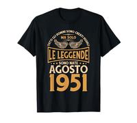 Birthday Men Gift Women Le Legends August 1951 T-Shirt