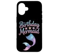 Birthday Mermaid Magical Sea Creature Kids Mermaid Lovers Case for iPhone 16