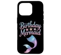 Birthday Mermaid Magical Sea Creature Kids Mermaid Lovers Case for iPhone 16 Pro