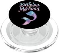 Birthday Mermaid Magical Sea Creature Kids Mermaid Lovers PopSockets PopGrip for MagSafe