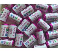 Birthday Mini Love Heart Sweets, 13th, 16th, 18th, 21st, 30th, 40th, 50th, 60th, 70th, 80th (50th)