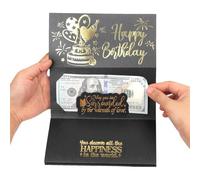 Birthday Money Cards - Money Holder for Birthday, Money Envelopes | Foldable Money Bank Holiday Money Bank Wallet Creative Gadget for Kids and Adults Money Box Supplies
