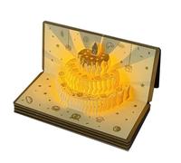 Birthday Money Envelope for Cash Gifts, Card Money with 3D Cake and Gift Happy Birthday Any Ideas Music Age, for Men