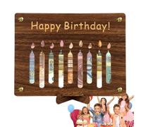 Birthday Money Holder for Cash, Happy Birthday Card Cash Holder, Happy Birthday Wooden Money Birthday Card Holder for Boys, Girls, Kids, Candle., Se référer au descriptif, Refer to description