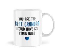 Birthday Mug | You are The Best Grandpa I Could've Got Stuck with | Grandad Mugs | Grandad's Birthday Gift | from The Grandkids | MBH1085