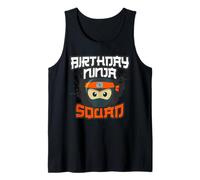 Birthday Ninja Squad Mom Dad Team Brother Sister Crew Bro Tank Top