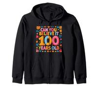 Birthday One Hundred I'm 100 Years Old 100th Zip Hoodie