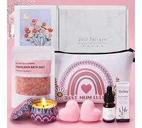 Birthday Pamper Gifts for Mum, Personalised Birthday Hampers Relaxation Care Package for Mummy from Daughter Son Kids, Mothers Day Birthday Presents Spa Bath Set for Women, Gift Basket Ideas for Mum