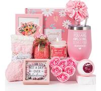 Birthday Pamper Gifts for Women,Get Well Soon Gifts Basket for Her,Unique Self Care Package Relaxation Spa Bath Set for Girls, Valentine's Day Gift Box Presents for female Friends, Mum, Wife, Sister