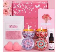 Birthday Pamper Gifts for Women, Unique Self Care Package for Her Pamper Hampers Kit for Women, Relaxation Bath Set Ladies Pamper Gift Sets Get Well Soon Gift for Best Friend Bestie Sister Mum