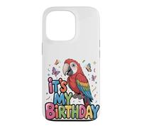 birthday parrot Party Design for Kids, Adults Case for iPhone 13 Pro