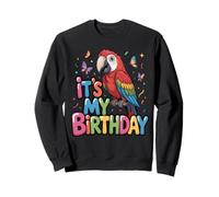 birthday parrot Party Design for Kids, Adults Sweatshirt