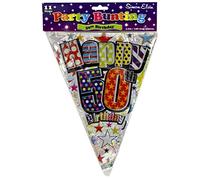 Birthday Party Decorations - Bunting Happy 50th Birthday Party Flags