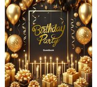 Birthday Party Guest Book Guest Celebrate this milestone in life with the perfect keepsake for your coworkers 8.5x8.5 inches 100 pages with 1 ... messages for 3 guests. Holds up to 140 guests