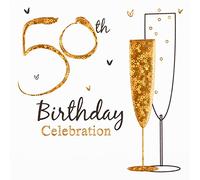 Birthday Party Invitations (Pack of 6) - 50th Birthday