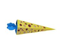 Birthday Party Paper Cones Set of 50 Kraft Paper Snack Boxes Candy Small Gift Kraft Cone Shape Packaging Boxes