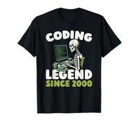 Birthday Programmer Software Engineer - Coder Born in 2000 T-Shirt